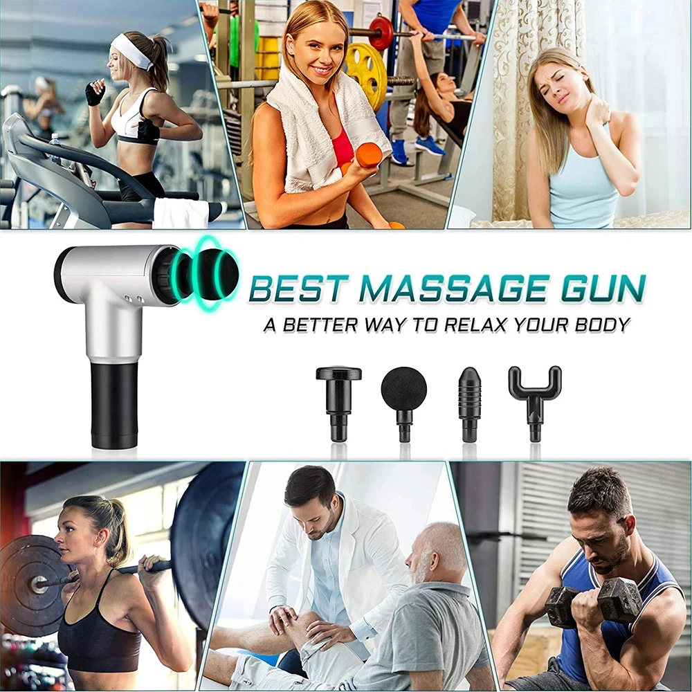 PISTOLA DE MASAJE MUSCULAR