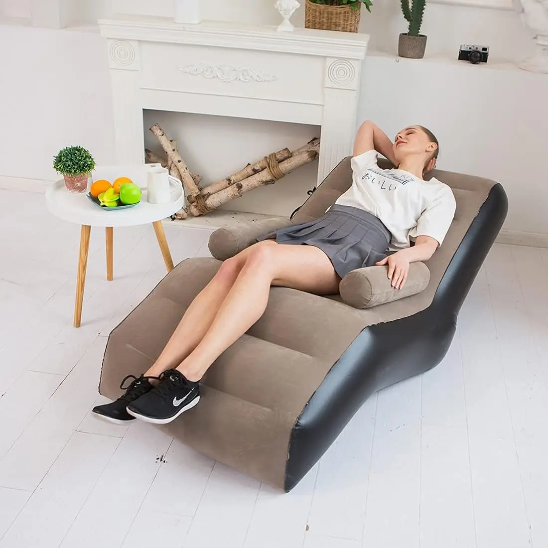 SOFA INFLABLE CON REPOSABRAZOS
