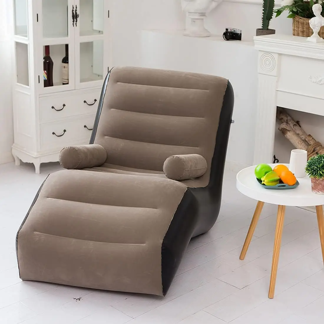 SOFA INFLABLE CON REPOSABRAZOS