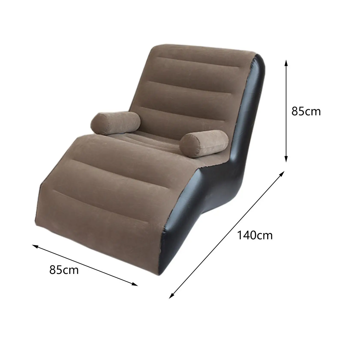 SOFA INFLABLE CON REPOSABRAZOS