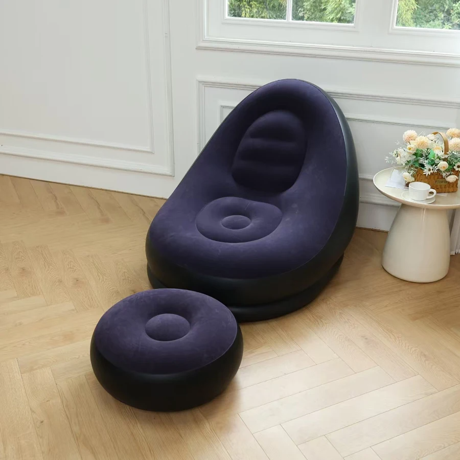 SOFA INFLABLE CON REPOSAPIES