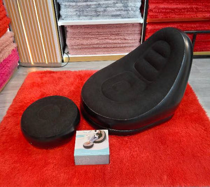 SOFA INFLABLE CON REPOSAPIES