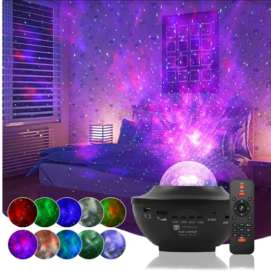 PROYECTOR GALAXY LED con Altavoz Bluetooth