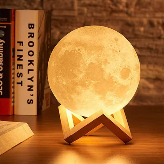 LAMPARA LUNA 3D LUZ LED