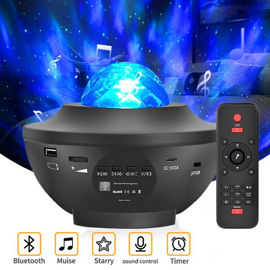 PROYECTOR GALAXY LED con Altavoz Bluetooth